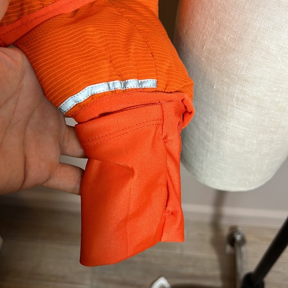 Free People Gathering Storm Run Puffer Ted Orange Puffer size small- NWT - Picture 11 of 17